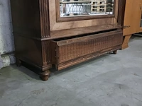 Antieke houten kledingkast met spiegel - afbeelding 8 van  13