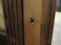 Antieke houten kledingkast met spiegel - afbeelding 10 van  13