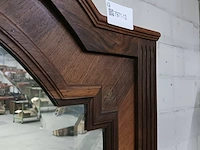 Antieke houten kledingkast met spiegel - afbeelding 12 van  13