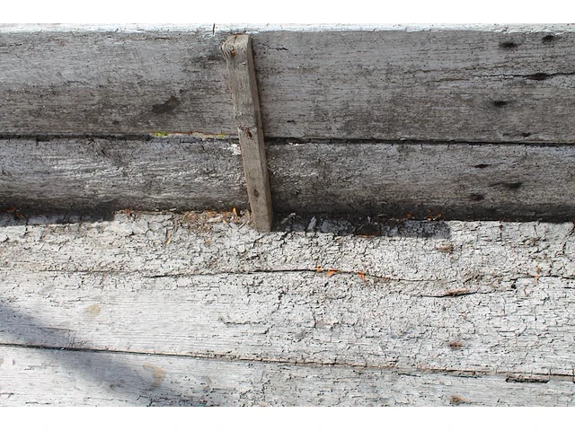 Antieke houten trog. afmeting 200 x 73 x 72 cm. - afbeelding 3 van  3
