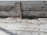Antieke houten trog. afmeting 200 x 73 x 72 cm. - afbeelding 3 van  3