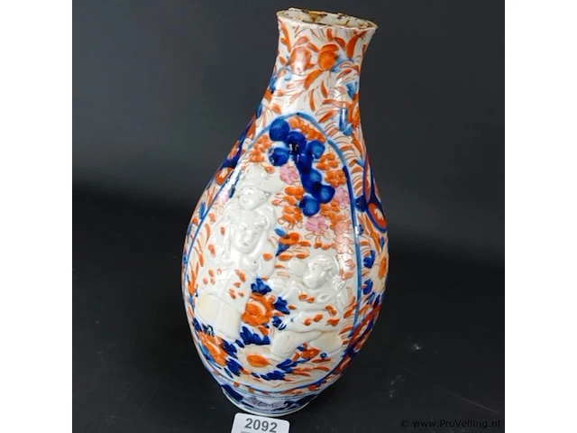 Antieke imari lampvoet - afbeelding 2 van  5