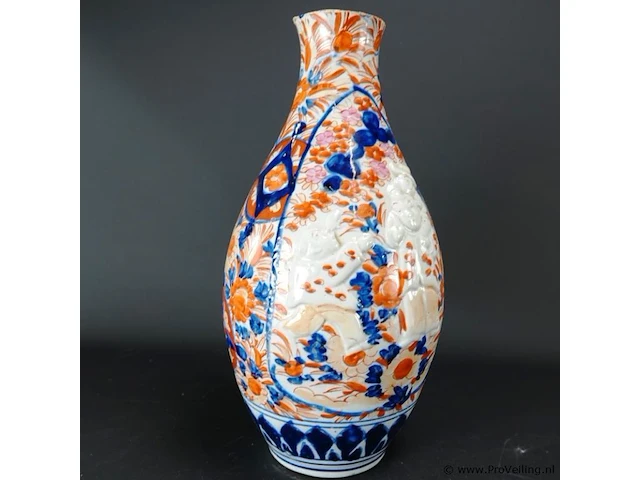Antieke imari lampvoet - afbeelding 3 van  5