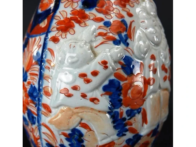 Antieke imari lampvoet - afbeelding 4 van  5