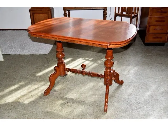 Antieke kleine eettafel - afbeelding 1 van  5