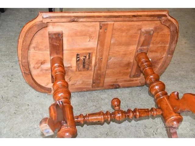 Antieke kleine eettafel - afbeelding 3 van  5