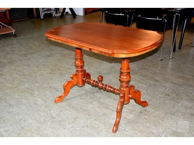 Antieke kleine eettafel - afbeelding 4 van  5