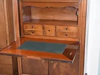 Antieke klep secretaire kast. - afbeelding 1 van  9