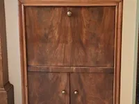 Antieke klep secretaire kast. - afbeelding 2 van  9