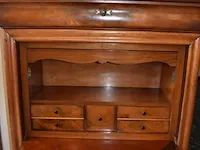 Antieke klep secretaire kast. - afbeelding 4 van  9