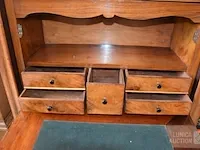 Antieke klep secretaire kast. - afbeelding 5 van  9