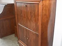 Antieke klep secretaire kast. - afbeelding 7 van  9