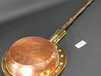 Antieke koperen kastanje pan - afbeelding 5 van  5