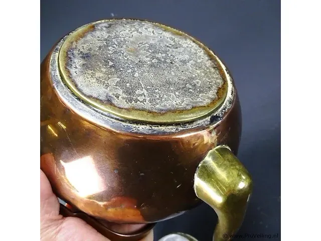 Antieke koperen ketel - afbeelding 5 van  5