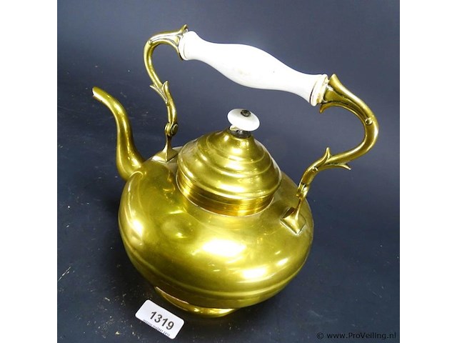 Antieke koperen ketel - afbeelding 2 van  5