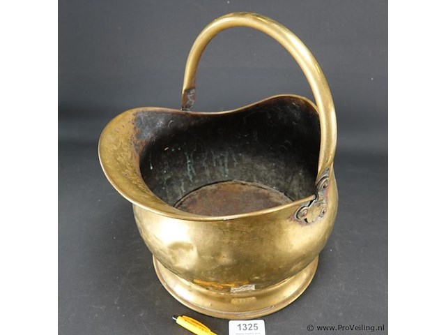 Antieke koperen ketel - afbeelding 2 van  5