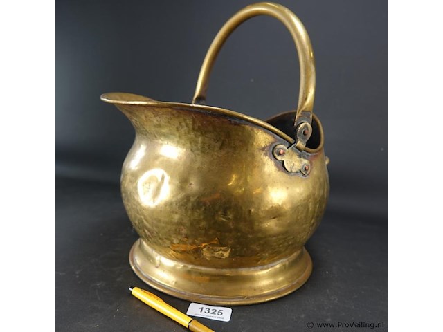 Antieke koperen ketel - afbeelding 3 van  5