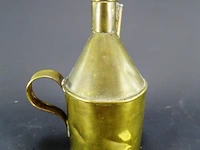 Antieke koperen oliekan - afbeelding 3 van  5