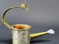 Antieke koperen olielamp - afbeelding 2 van  3