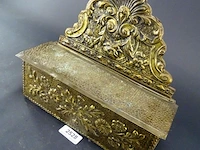Antieke koperen poetsdoos - afbeelding 2 van  5