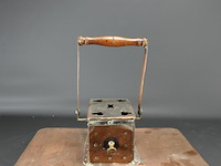 Antieke koperen rijtuigstoof - afbeelding 2 van  5