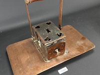 Antieke koperen rijtuigstoof - afbeelding 3 van  5