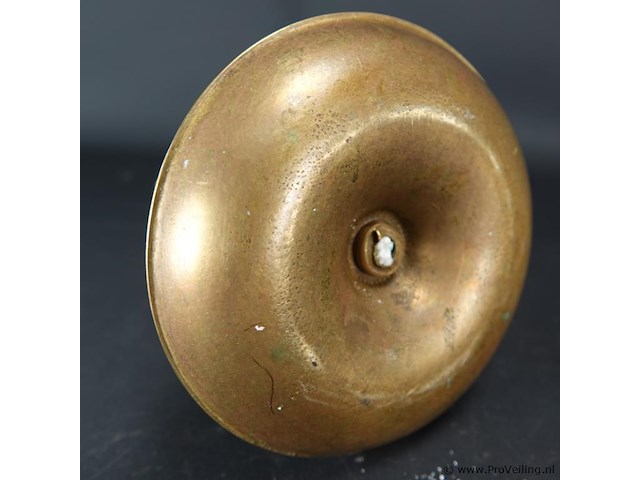 Antieke koperen schuifkandelaar - afbeelding 5 van  5