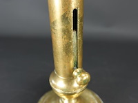 Antieke koperen schuifkandelaar - afbeelding 4 van  5