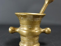 Antieke koperen vijzel - afbeelding 2 van  5