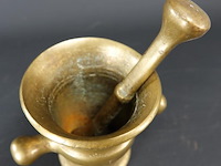Antieke koperen vijzel - afbeelding 3 van  5