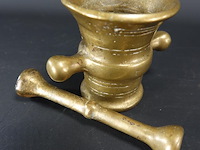 Antieke koperen vijzel - afbeelding 4 van  5