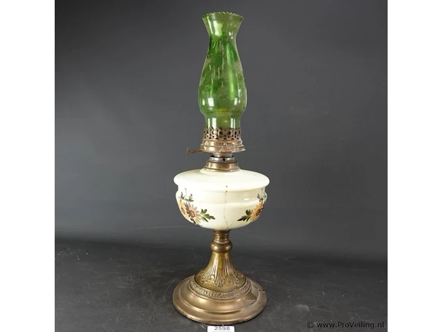 Antieke olielamp - afbeelding 1 van  5