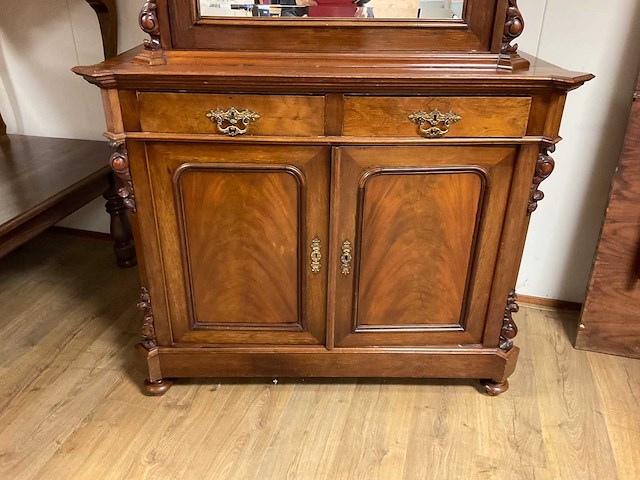 Antieke spiegelkast - afbeelding 2 van  5