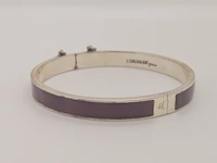 Antieke sterling zilveren armband cloisonné - afbeelding 1 van  5