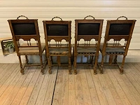 Antieke stoel (4x) - afbeelding 4 van  4