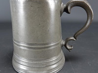 Antieke tinnen kroes - afbeelding 1 van  5