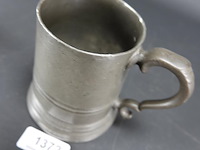 Antieke tinnen kroes - afbeelding 2 van  5