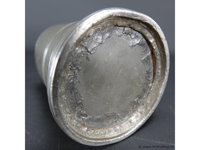Antieke tinnen kroes - afbeelding 4 van  5