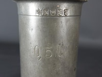 Antieke tinnen maatkan - afbeelding 4 van  5