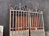 Antieke tuinpoort (2x) - afbeelding 2 van  9