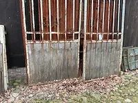 Antieke tuinpoort (2x) - afbeelding 3 van  9