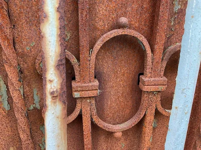 Antieke tuinpoort (2x) - afbeelding 8 van  9
