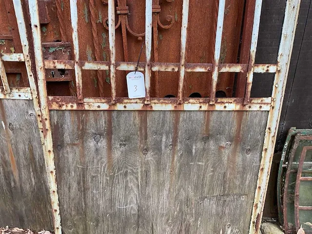 Antieke tuinpoort (2x) - afbeelding 9 van  9