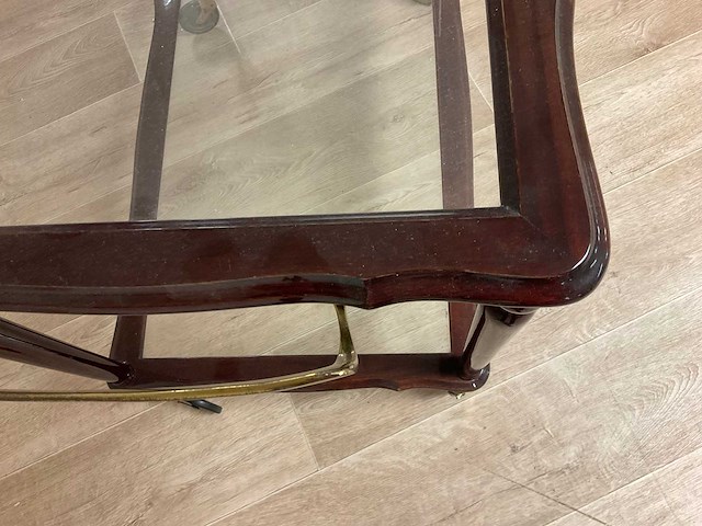 Antieke verrijdbare dientrolley - afbeelding 3 van  3