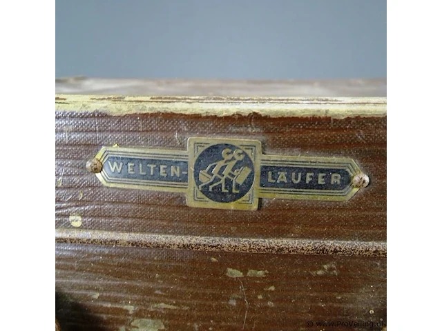 Antieke welten laufer koffer - afbeelding 2 van  5