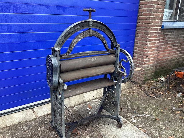 Antieke wringer gietijzer - afbeelding 3 van  5