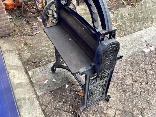 Antieke wringer gietijzer - afbeelding 4 van  5