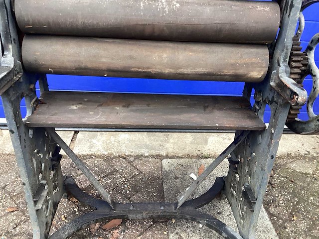Antieke wringer gietijzer - afbeelding 5 van  5