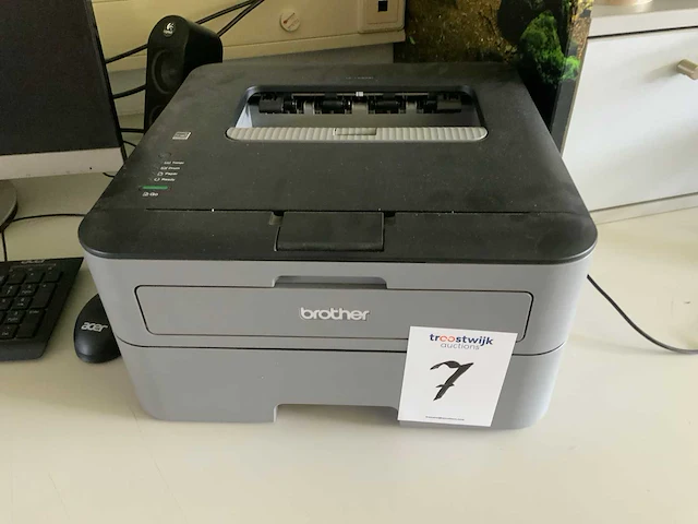 Aoc 230lm00025 monitoren en 1 brother laserprinter - afbeelding 4 van  5