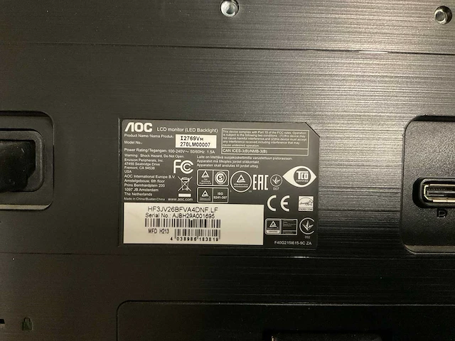 Aoc 270lm00007 monitor - afbeelding 2 van  2